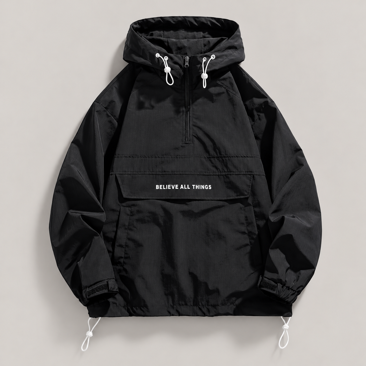 Mason Hooded Half-Zip Windbreaker