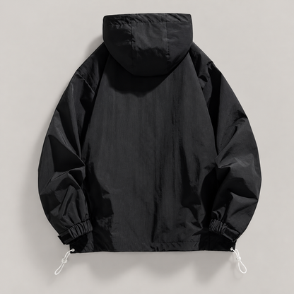 Mason Hooded Half-Zip Windbreaker