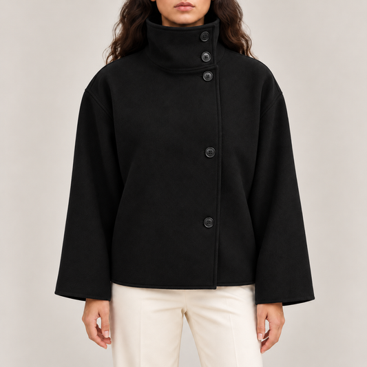 Sienna High Neck Pea Coat
