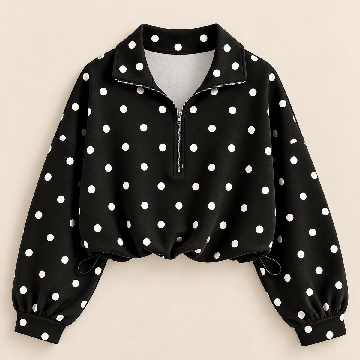 Ruby Polka Dot Pullover