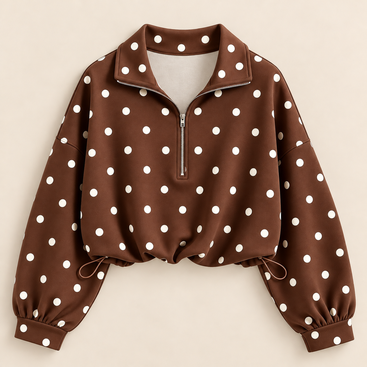 Ruby Polka Dot Pullover