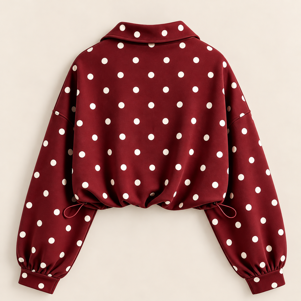 Ruby Polka Dot Pullover