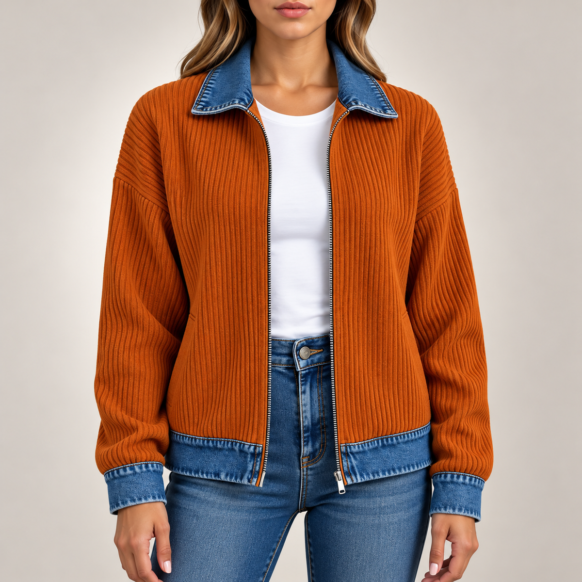 Sienna Ribbed Knit Jacket