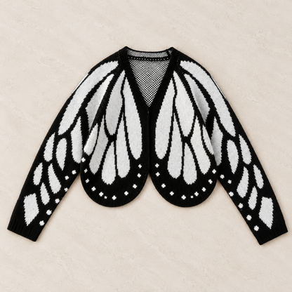 Elara Butterfly Knit Cardigan