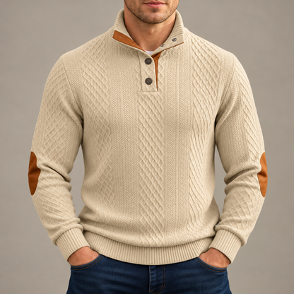 Harrison Cable-Knit Pullover Sweater