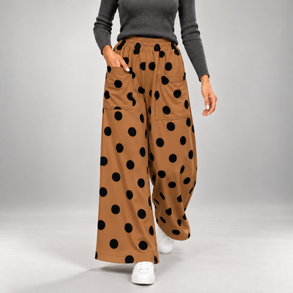 Lena Polka Dot Wide Leg Pants