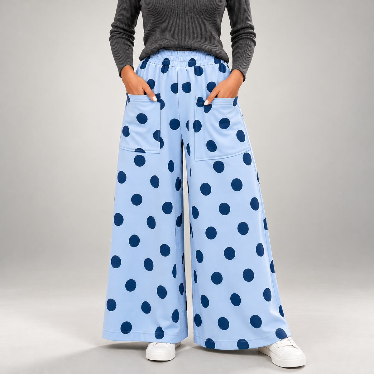 Lena Polka Dot Wide Leg Pants