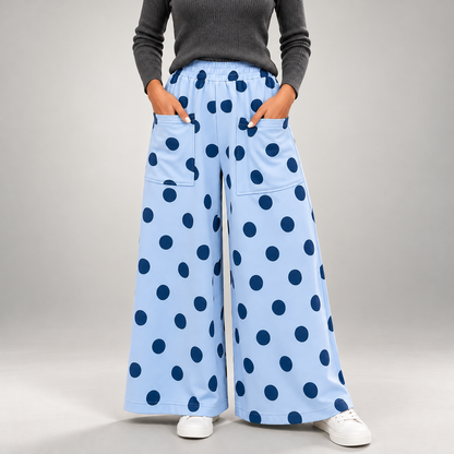 Lena Polka Dot Wide Leg Pants