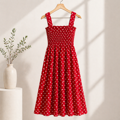 Camille Polka Dots Maxi Dress