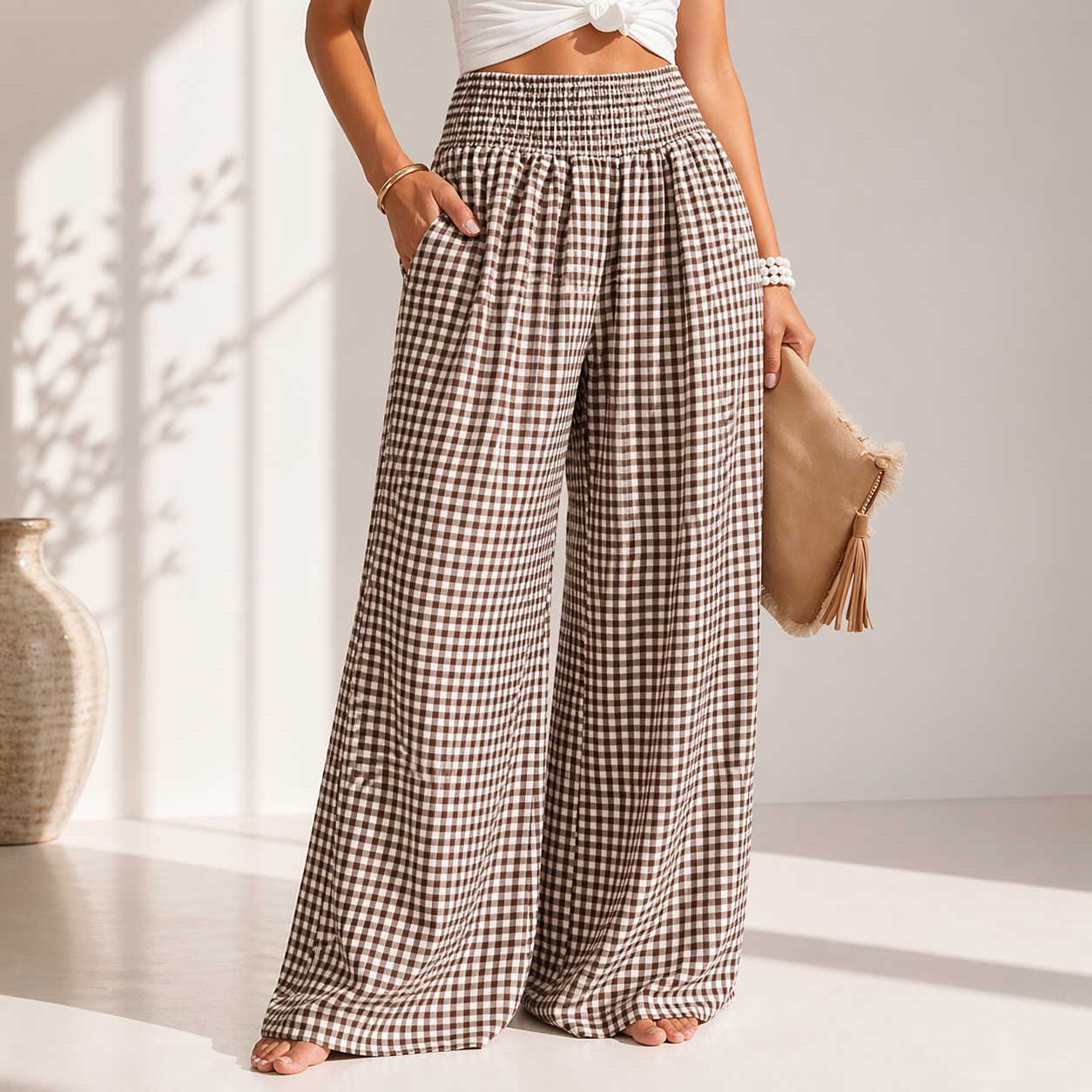Isla Gingham Pants