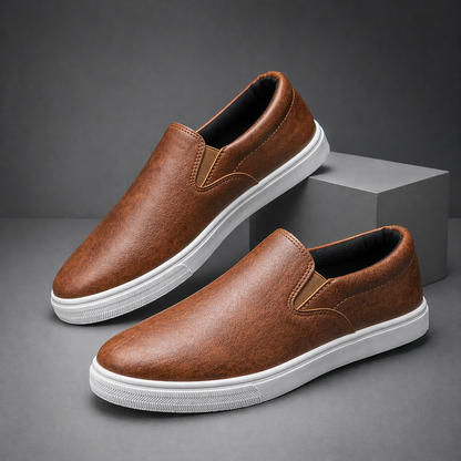 Ellis Leather Slip-Ons