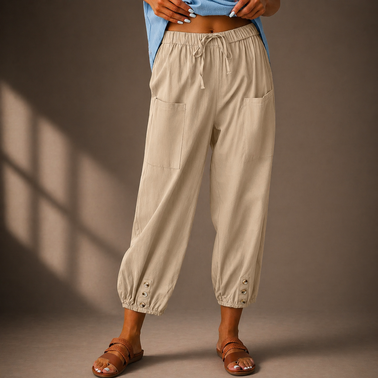 Marin Cotton Linen Pants