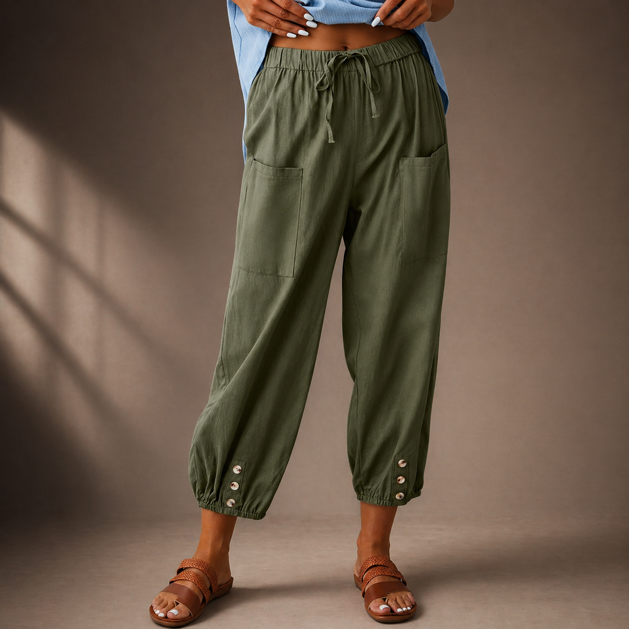 Marin Cotton Linen Pants