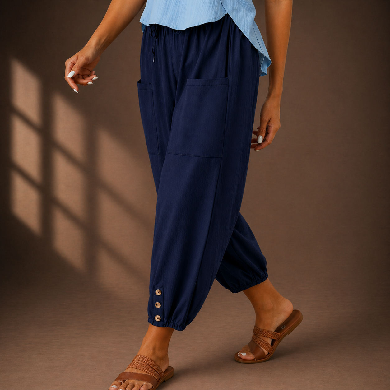 Marin Cotton Linen Pants