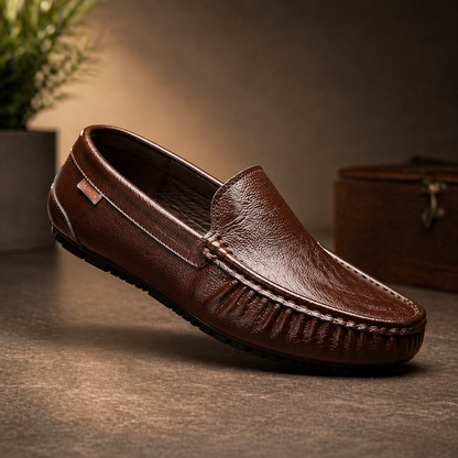 Cavaro Leather Driving Loafers