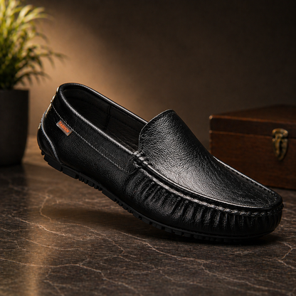 Cavaro Leather Driving Loafers