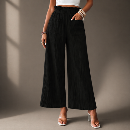 Alora Textured Wide Leg Pants