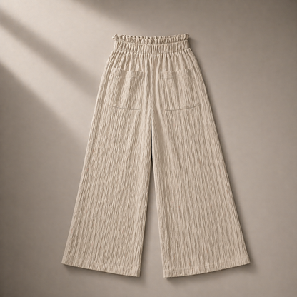 Alora Textured Wide Leg Pants