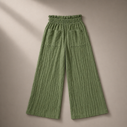 Alora Textured Wide Leg Pants