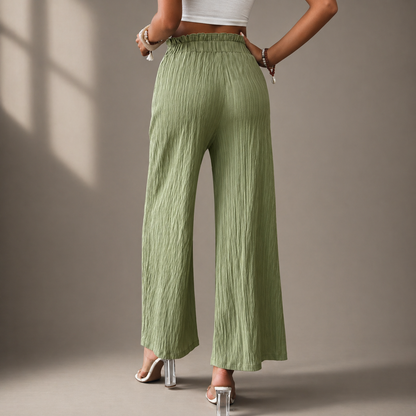 Alora Textured Wide Leg Pants