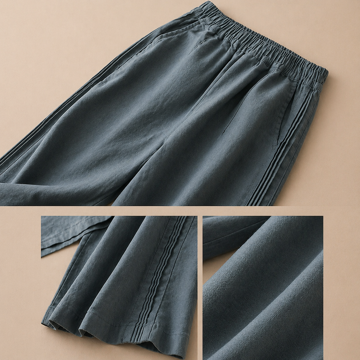 Serelle Wide-Leg Relaxed Pants