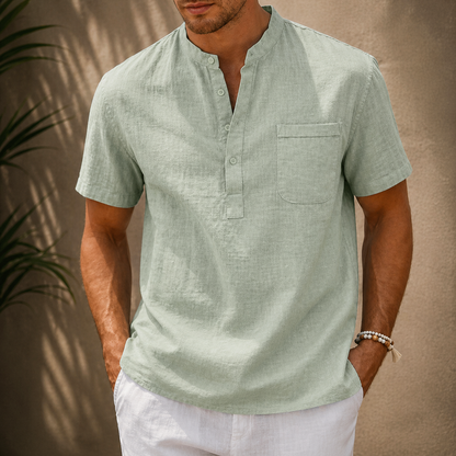 Bennett Cotton Linen Henley