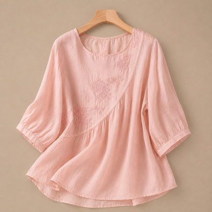 Ivelle Cotton Linen Blouse