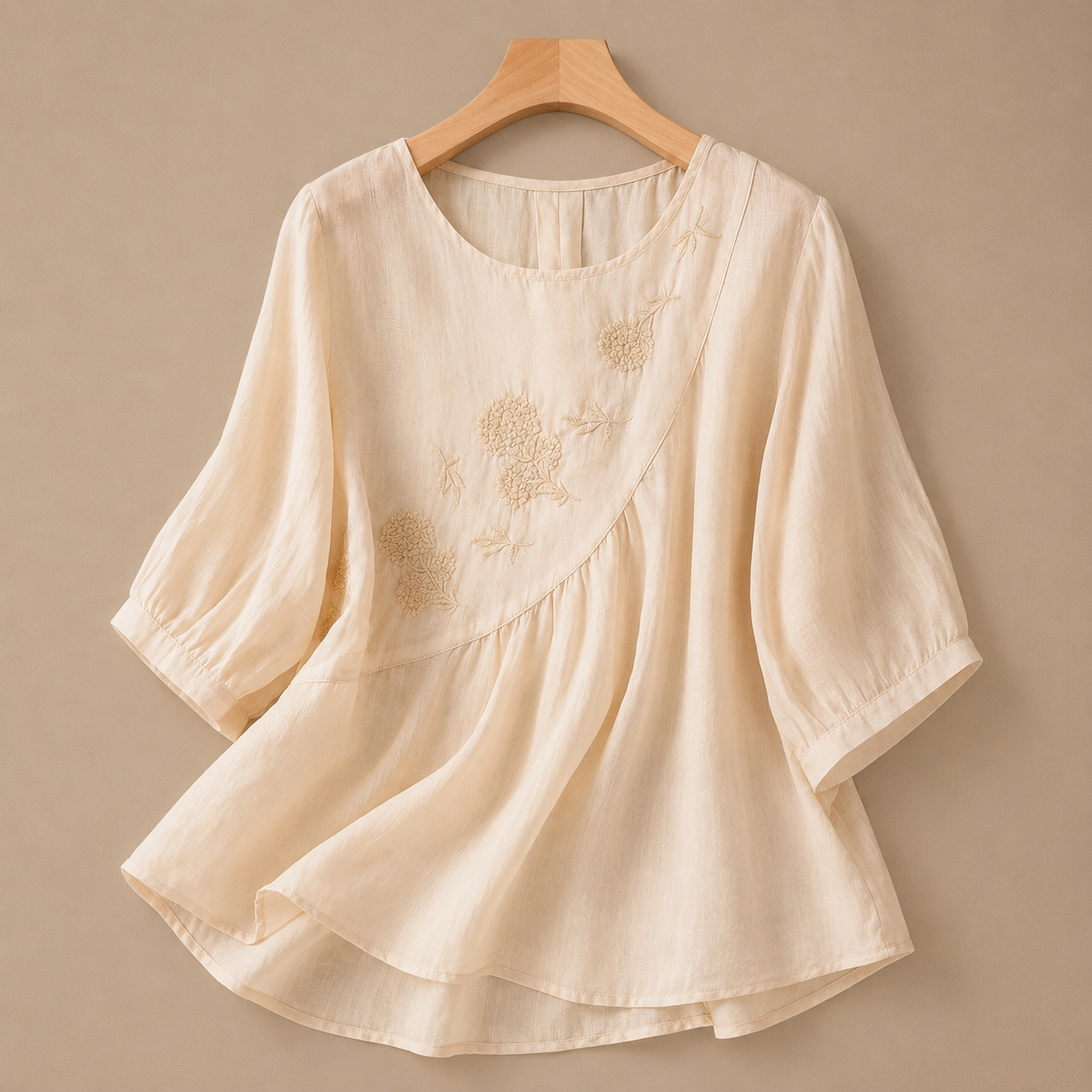 Ivelle Cotton Linen Blouse