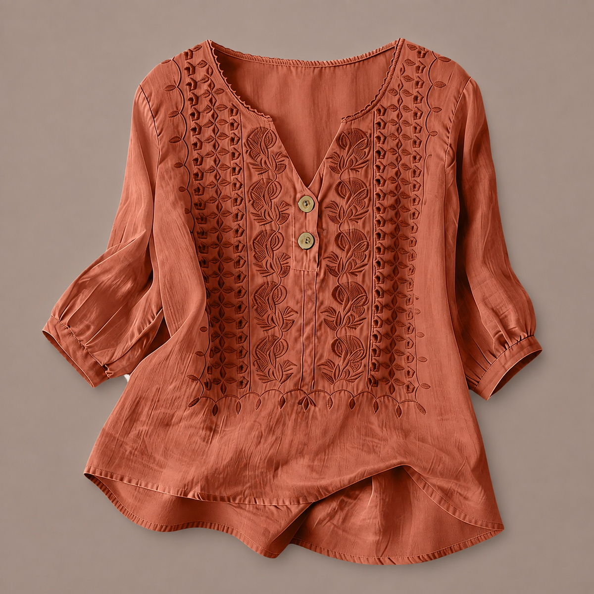 Adelina Cotton Linen Blouse