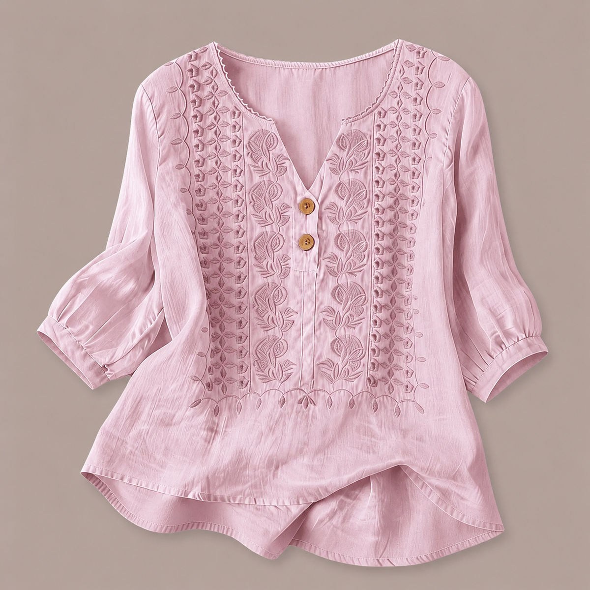 Adelina Cotton Linen Blouse