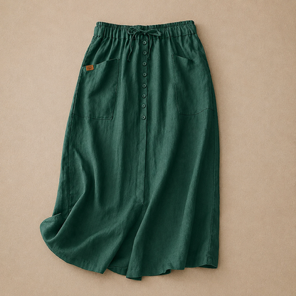 Estelle Cotton Linen Skirt