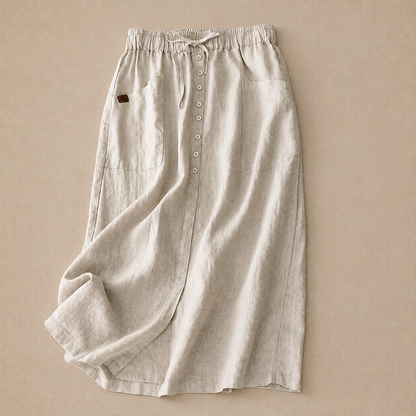 Estelle Cotton Linen Skirt