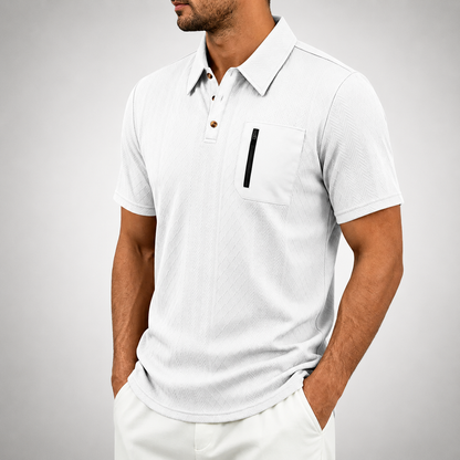 Alden Zip Pocket Polo