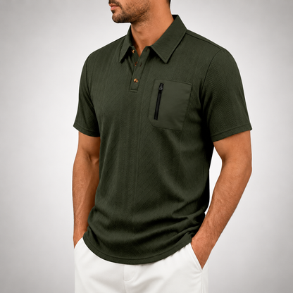Alden Zip Pocket Polo