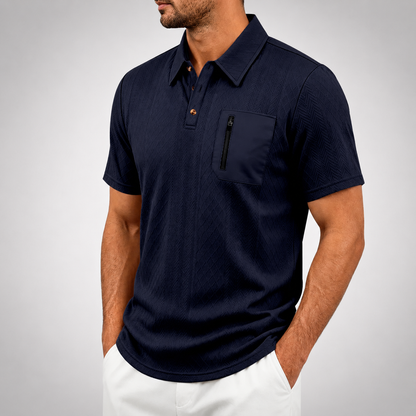 Alden Zip Pocket Polo