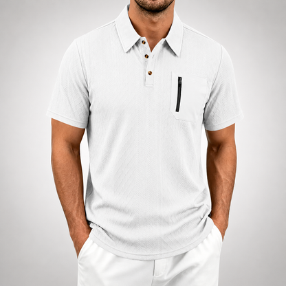 Alden Zip Pocket Polo
