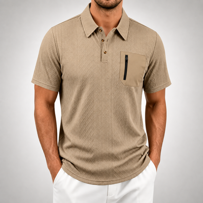 Alden Zip Pocket Polo