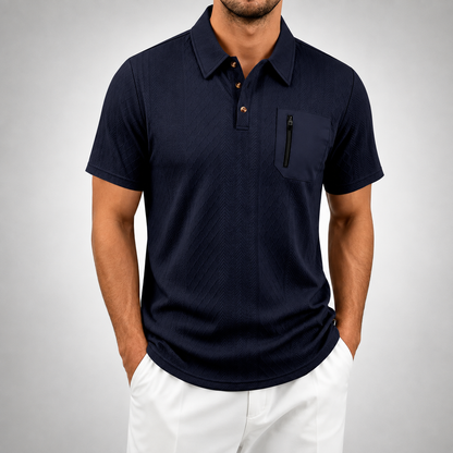 Alden Zip Pocket Polo