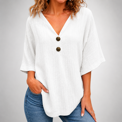Juliette Cotton Linen Top