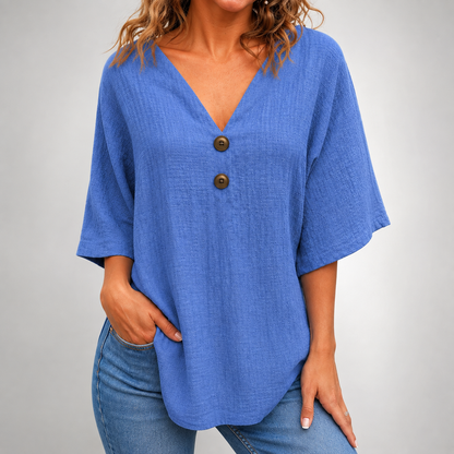Juliette Cotton Linen Top