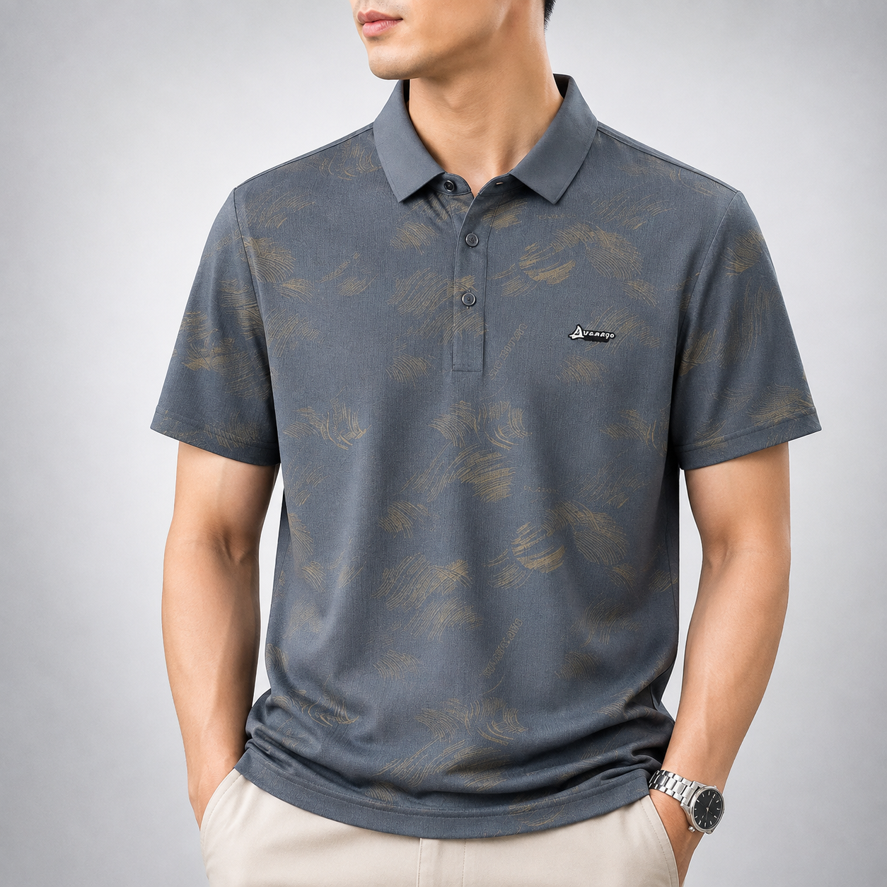 Monroe Abstract Polo