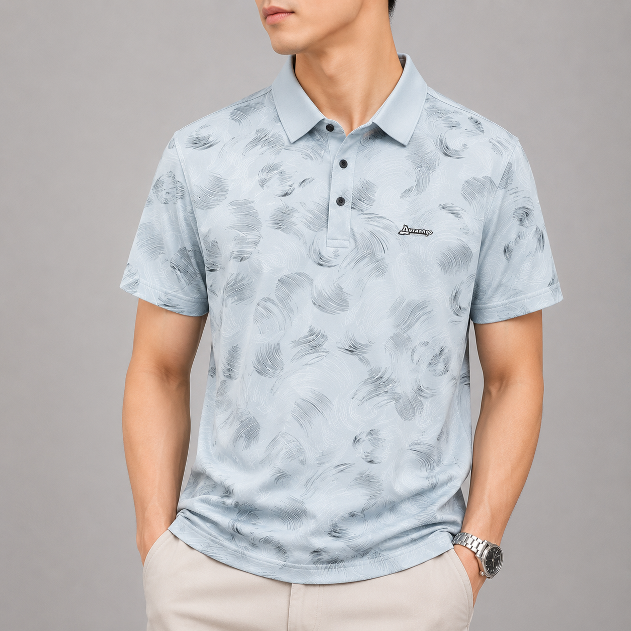 Monroe Abstract Polo