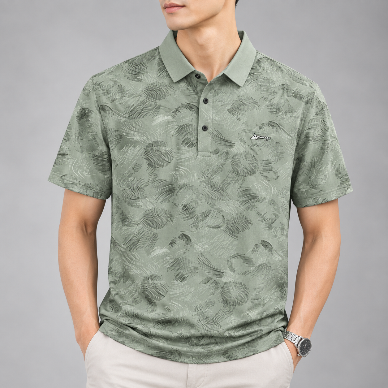 Monroe Abstract Polo