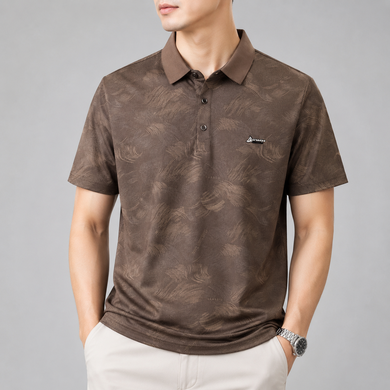 Monroe Abstract Polo