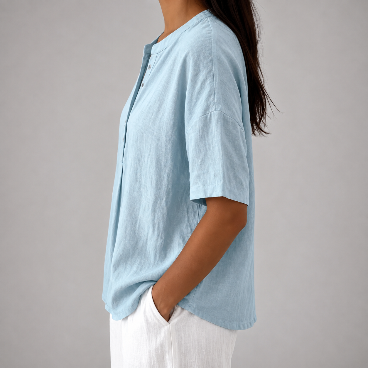 Sienna Cotton Linen Blouse