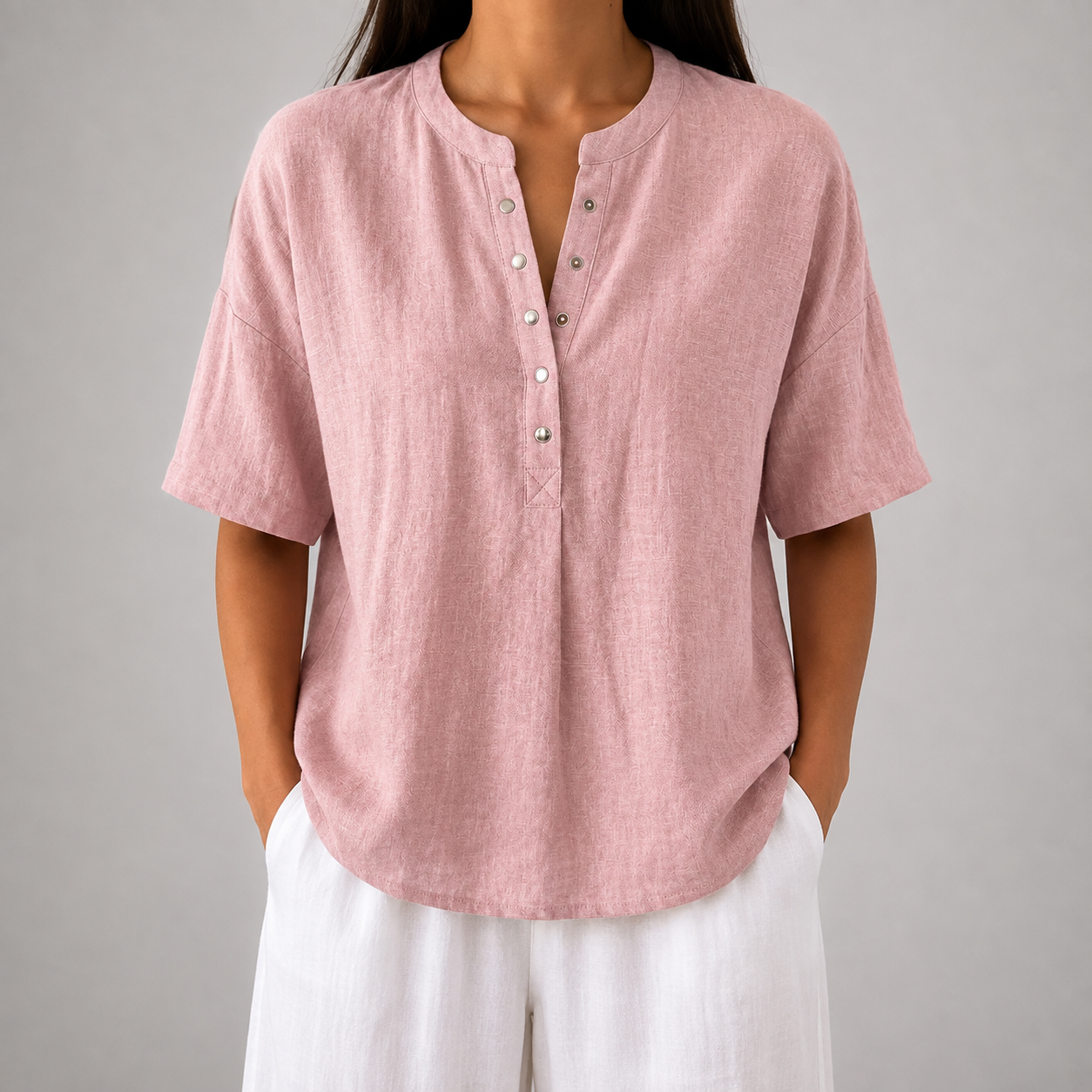 Sienna Cotton Linen Blouse