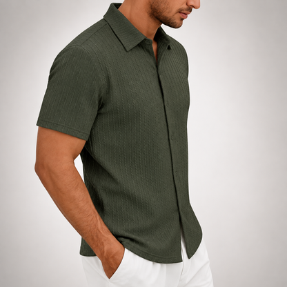 Rafael Cable Knit Shirt
