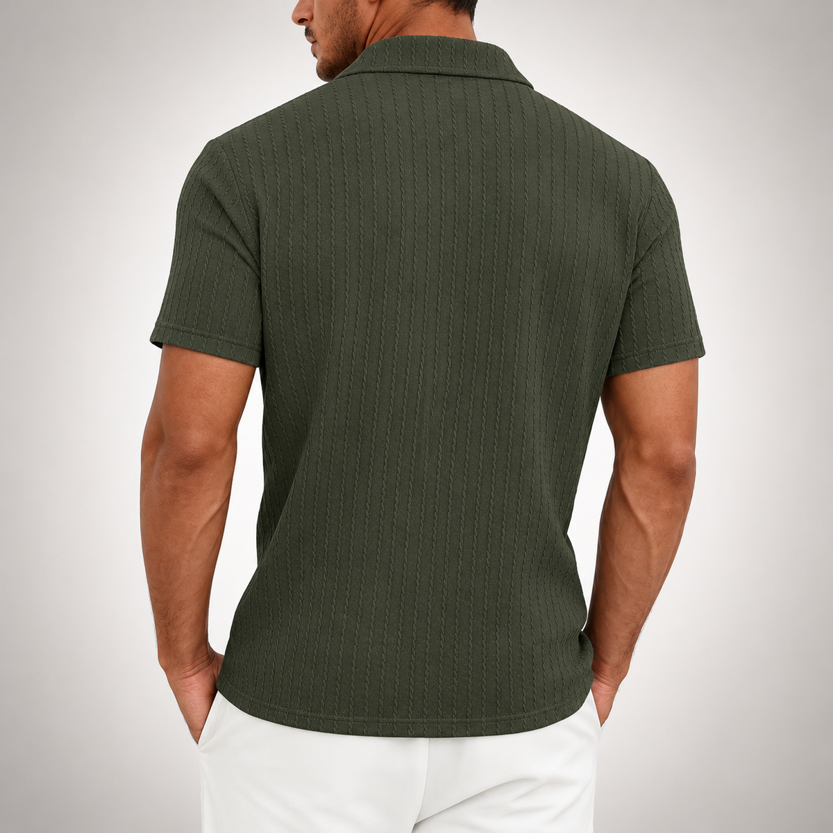 Rafael Cable Knit Shirt