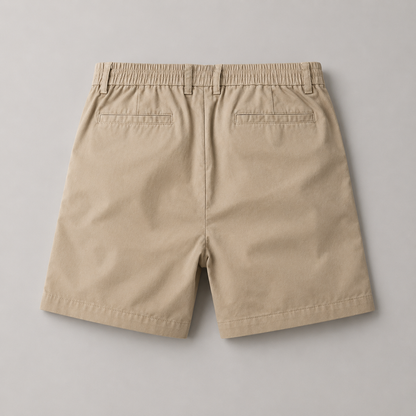 Alden High-Waist Cotton Shorts