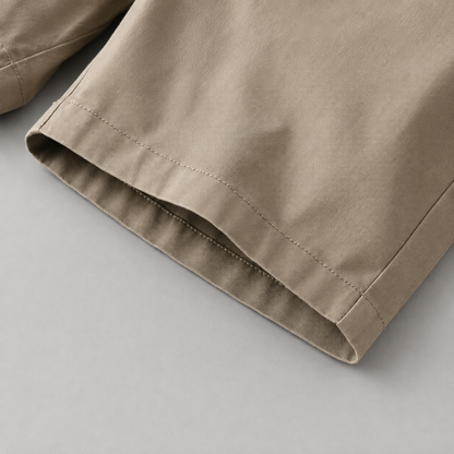 Alden High-Waist Cotton Shorts